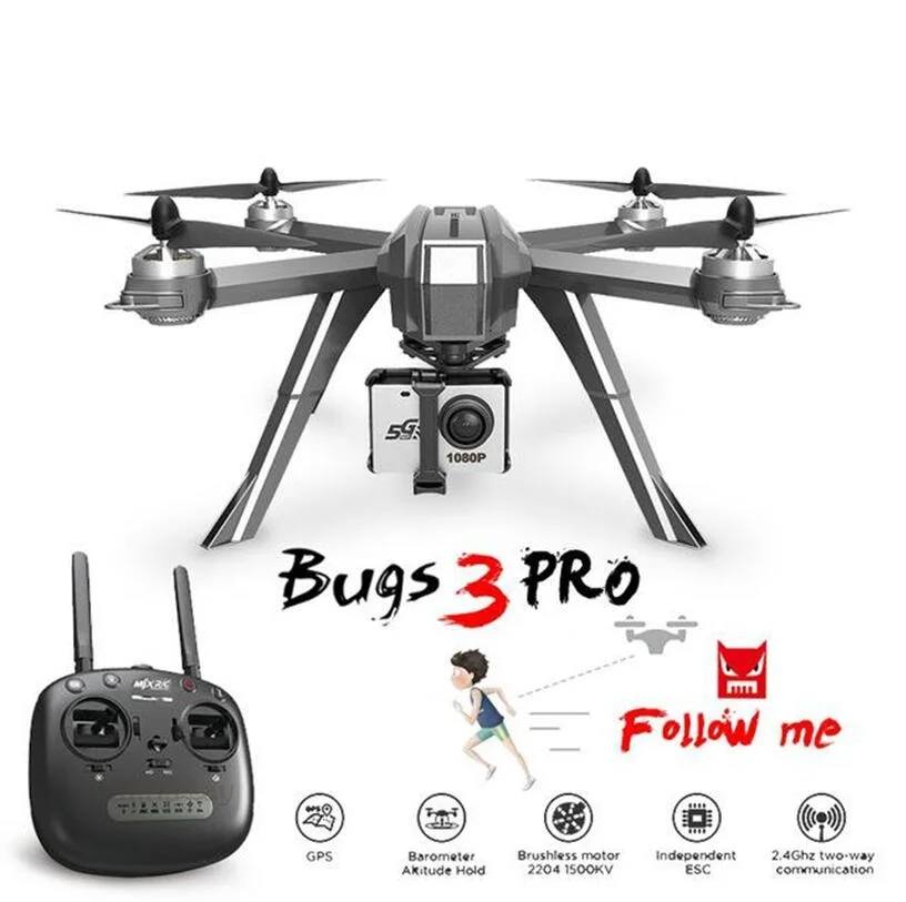 Профессиональные с GPS Дрон жуки 3 Pro дроны 1080P камера Квадрокоптеры бесщеточный режим слежения за мной пульт дистанционного управления Вертолет игрушки подарки
