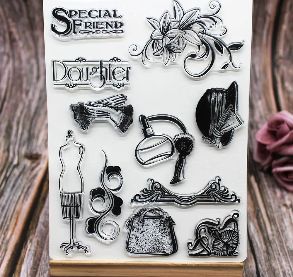 New Transparent Clear Stamp/Seal for DIY scrapbooking photo/album craft Decorative Special day/Birthday clear stamp - Цвет: special