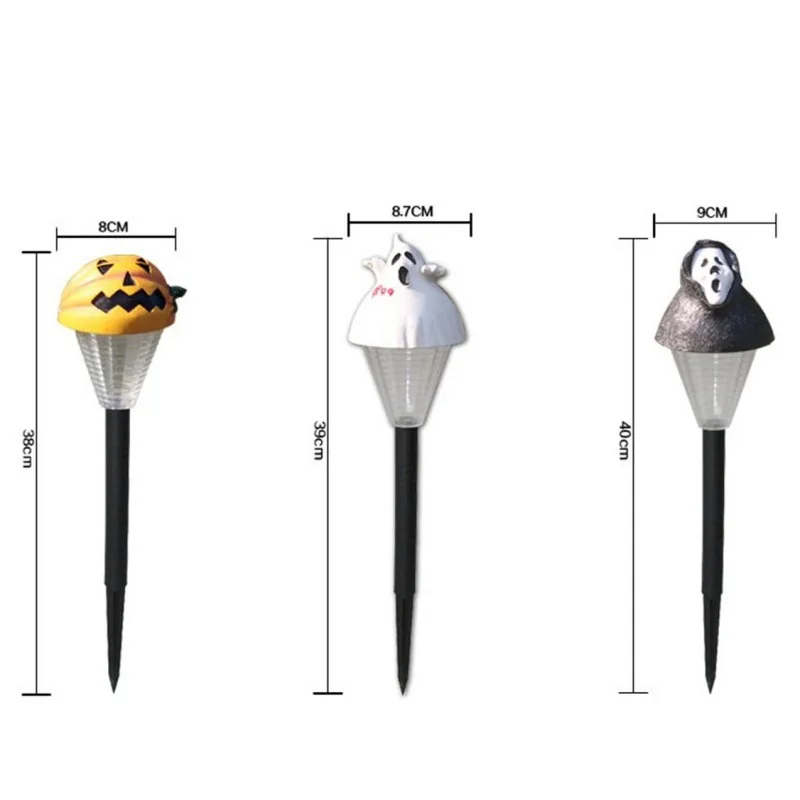 

Halloween LED Solar Light Pumpkin Ghost Shape Garden Lawn Decoration Light Festival Party Supplies