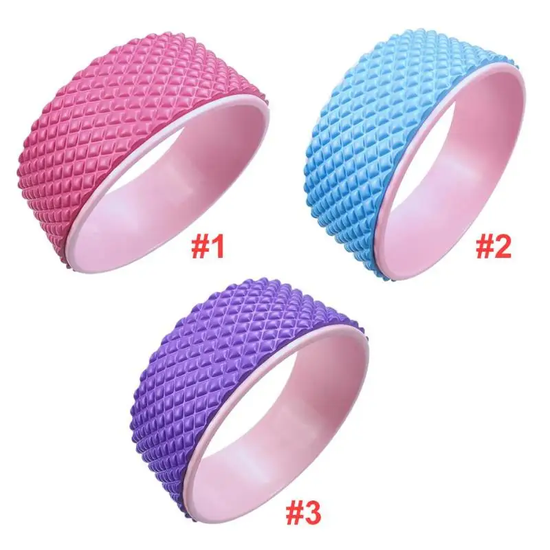 Yoga Circle Professional Waist Shape Bodybuilding Yoga Wheel Fitness Equipment Pilates Nonslip Yoga Circles Back Training