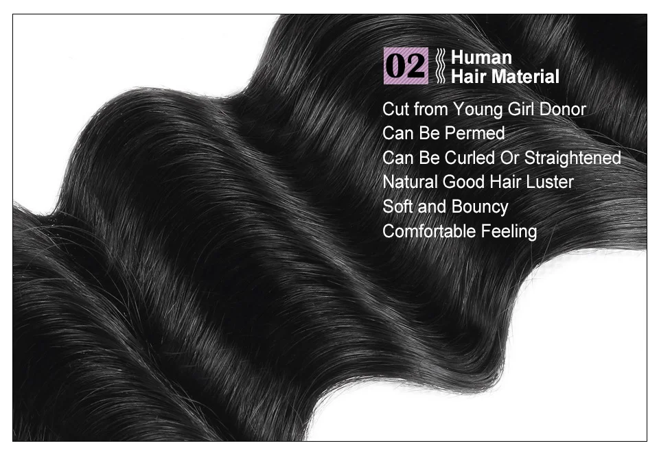 Pacotes de Onda Solta com Fecho Pacotes com Fechamento Humano com Frontal Allove Profunda Cabelo Peruano Remy 100% Pacotes Não 16 Cheap Pacotes com 34 com fecho