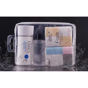 

Toiletry Kits Transparent Cosmetic Travel Makeup Case Women Zipper Make Up Bath Organizer Storage Pouch Toiletry Wash Beaut Kit