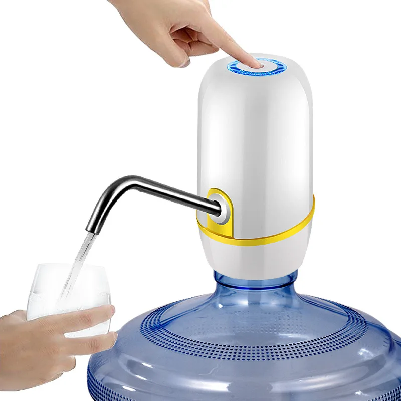 USB Перезаряжаемые Электрический диспенсер для воды бутылки насоса мини