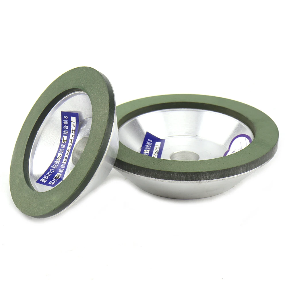1Pc Diamond Grinding Wheel Cup Grinding Circle for Carbide Metal Tungsten Steel Milling Cutter Tool Sharpener Various Size