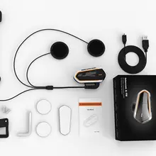 1 шт QTBE6 мотоцикл Bluetooth Walkie Talkie шлем Bluetooth гарнитура