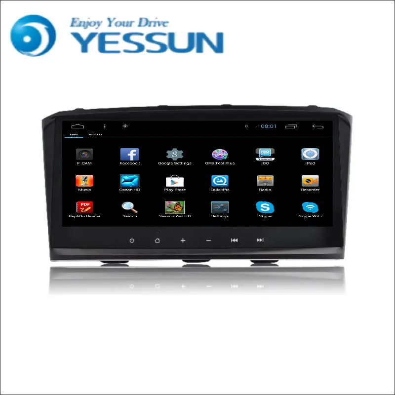 YESSUN для Toyota Old Avensis Android автомобильный навигатор GPS HD сенсорный экран стерео плеер