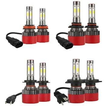 

4-Side LED Headlight Kits 2800W 200000LM Bulbs 6000K Car LED Headlight Bulbs,Auto Led Headlamp LED Light Car Accessories