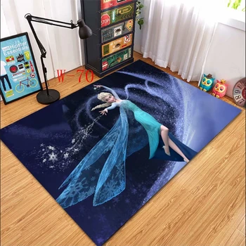 

Disney Anna Elsa Mat Bathroom Child boy girl Carpet Hallway Doormat Anti - Slip Bathroom Carpet Absorb Water Kitchen Mat/Rug