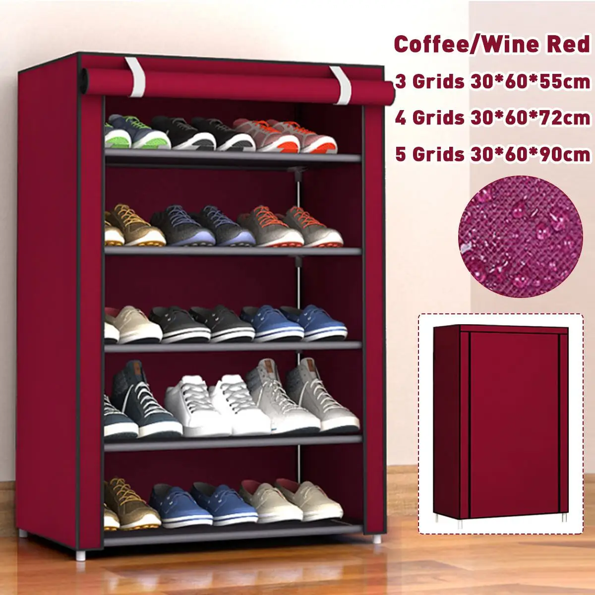 

Multi-layers Non woven Fabric Storage Shoe Rack Hallway Cabinet Organizer Holder Assemble Shoes Shelf Cabinet DIY Home Furniture