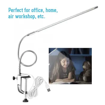 

USB Adjustable LED Desk Lamp Clip Table Lamps for Reading Tattoo Light Tattoo Supplie Clip LED Light for Manicure