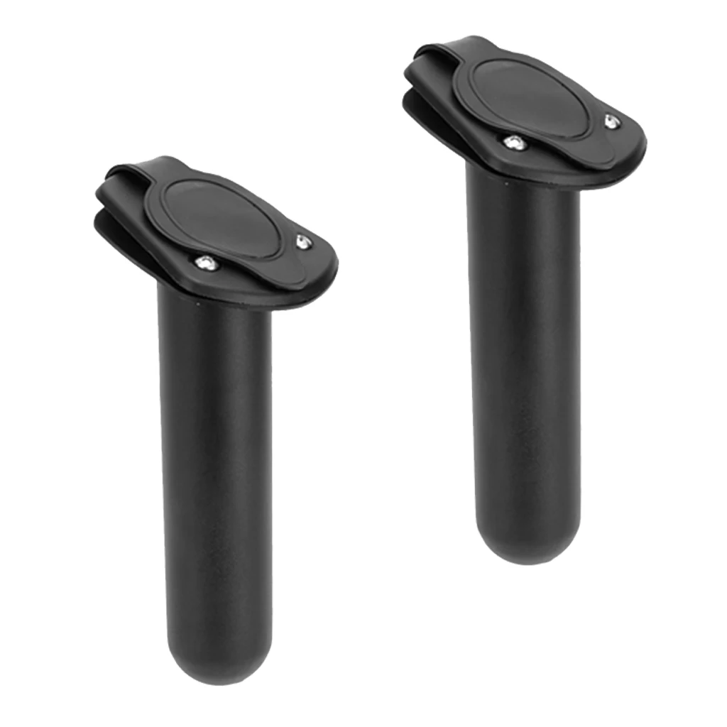 2pcs Ultra-light Fishing Rod Holder With Cap - Boat Kayak Canoe Flush Mount