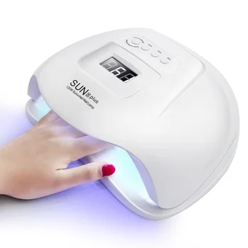 

LKE Nail dryer 120W UV LED Lamp For All Gels 42LEDs Dryer Nail Lamp Polish Sun Light Timer 10/30/60/99s For Nail Dryer