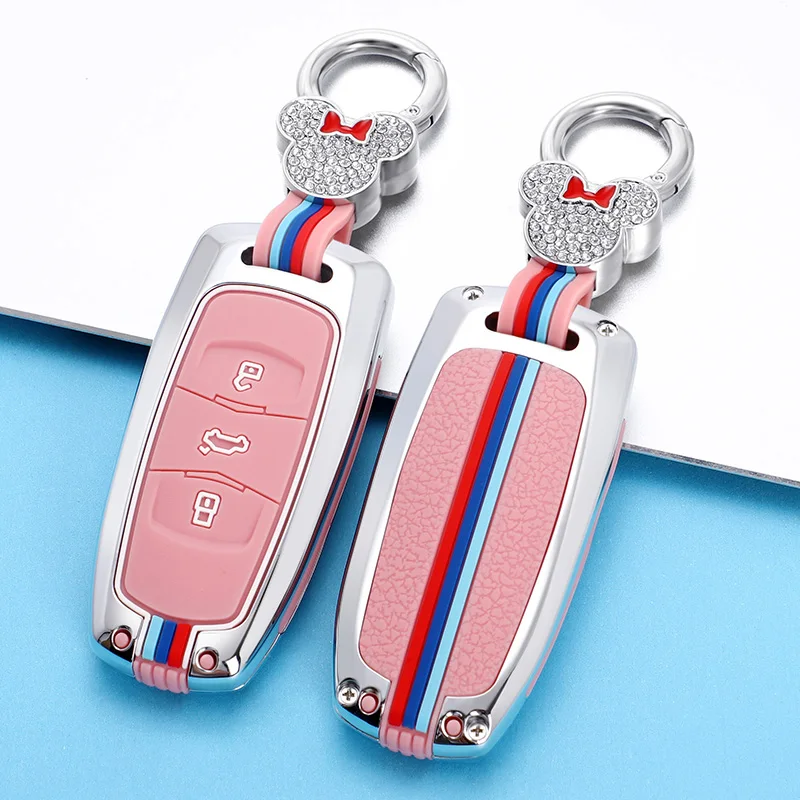 Copertura della cassa chiave a distanza dell'automobile per Geely Atlas Boyue NL3 EX7 Emgrand X7 SUV SUV GT GC9 accessori Shell Fob protetto - H6f0bcdf8abb84e1dafbda0be5715d4ddg