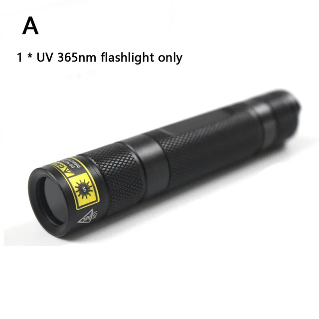 10W UV פנס 365nm נייד נטענת Blacklight פנס עקרב עבור חיות מחמד שתן גלאי מינרלים עם אלומיניום גוף