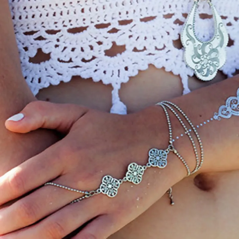 Hand Chain Slave Bracelets Women Summer Fashion Jewelry Gold Color/Silver Color Metal Party Club Chains 1PC bracelet jewelry