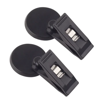 

1 Pair Car Interior Window Clip Mount Black Suction Cap Clip Plastic Sucker Removable Holder For Sunshade Curtain Towel Ticket