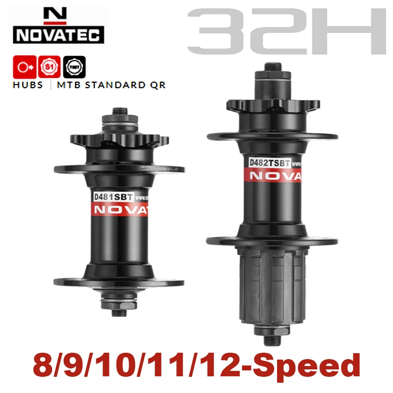 NOVATEC mountain bike hub 32 holes bearing hub hub ball 8 9 10 11 accessories bicycle Shimano