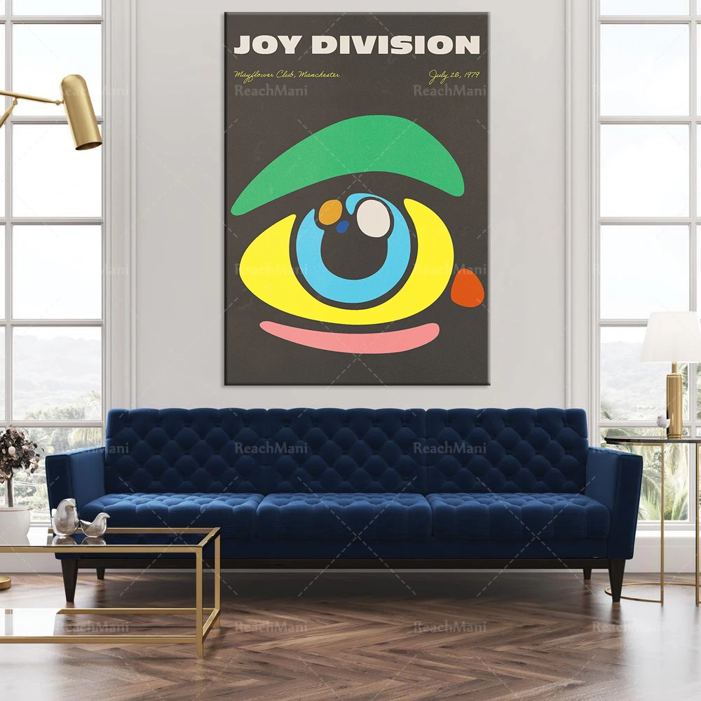 Joy Division -Ian Curtis-Music Poster-Gig-Band-Art Print Home Minimalism Bedroom Decoration Canvas Painting Unique Gift | Дом и сад
