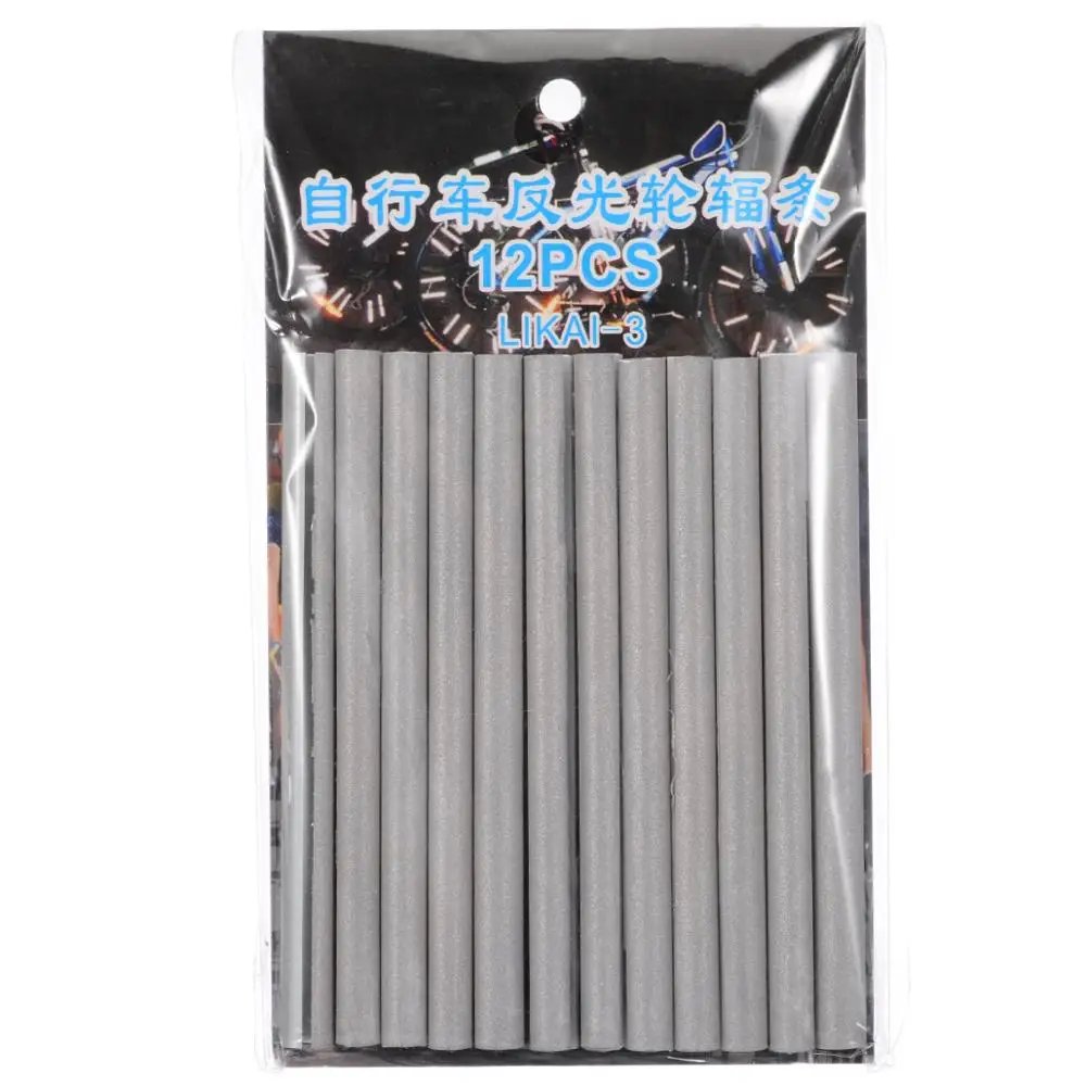 Excellent 36Pcs Bike Bicycle Wheel Spokes Reflective Sticker Tube Warning Safety Light DIY Cycling Reflector Reflective Tubes Hot Sale 2