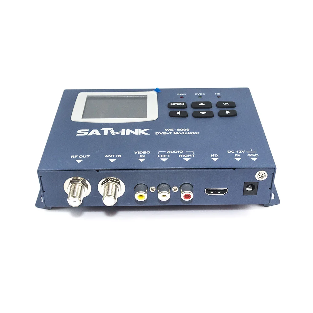 [Подлинный] Satlink WS-6990 1route DVB-T модулятор WS6990 HD 1080p с AV/HDIM out