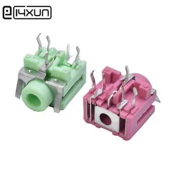 

2pcs/5pcs HD 3.5mm Headphone jack 3.5 Audio Video Normally Open Connector Audiophile Repair Parts