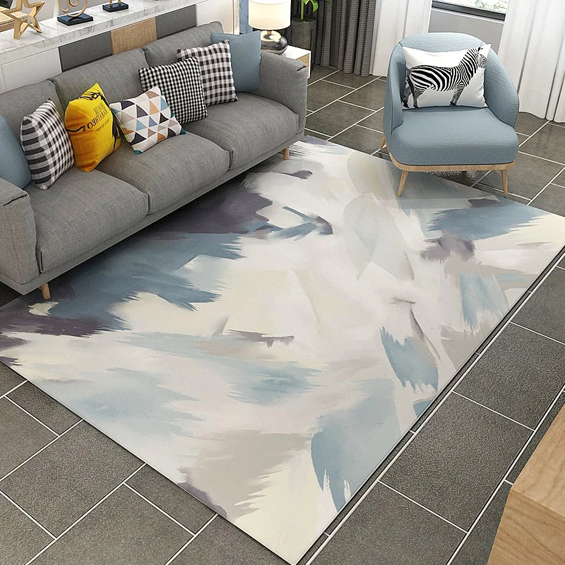 

Scandinavian style carpet living room ins simple home tea table sofa mattress European short hair bedroom room full