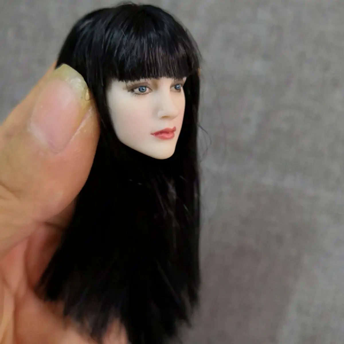1/6 Scale Girl Head Sculpt Pale Skin Cute Girl Loli Head Sculpt For 12 ...