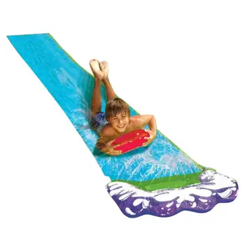 

Inflatable Slide Bed Water Toys Single Water Slide Skateboard Outdoor Grass Beach Slide Bed Park Water Spray Play Toys Infla