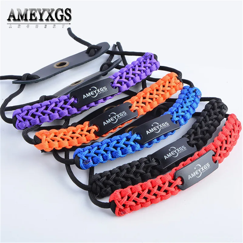 Outdoor Sports 1pc Archery Compound Bow Wrist Sling Braided Cord Rope