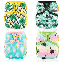 

HappyFlute OS Baby Diaper Cover Newest Colorful Binding Cover Waterproof &Reusable Nappy Cover 1Pcs