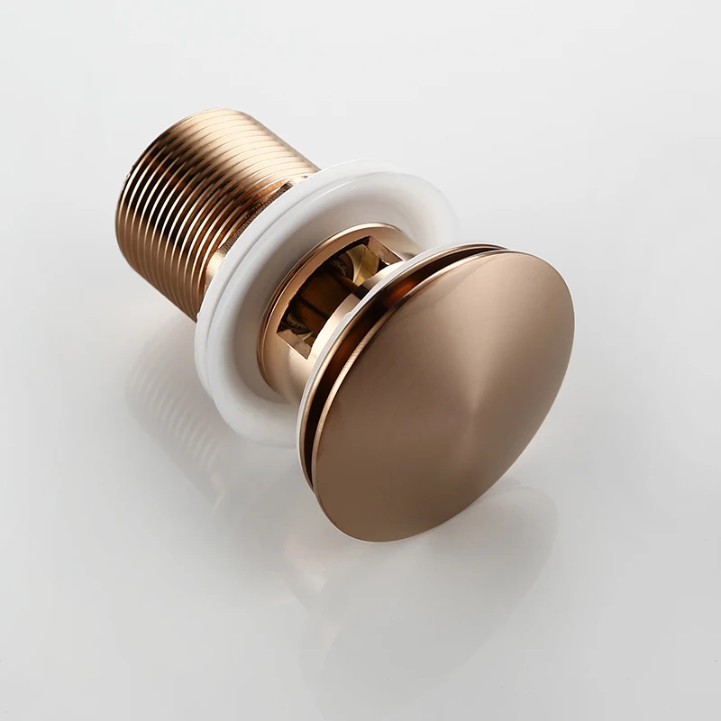 Bathroom Basin Sink Drainer sink drain strainer,basin drain cover Bagnolux Rose Gold Corrosion Resistance Of Round Hole Easy To Clean Brass Bathroom Sink Drainer