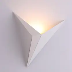 Настенный светильник, современный минималистичный треугольной формы, 3 Вт, AC85-265V, простой светильник, в скандинавском стиле, для помещений