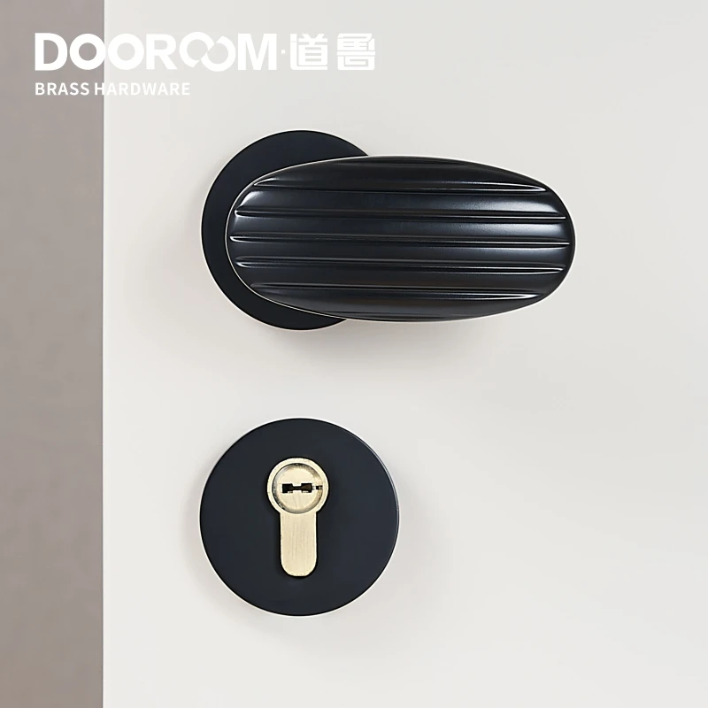 Набор латунных рычагов дверного замка Dooroom современный персонализированный