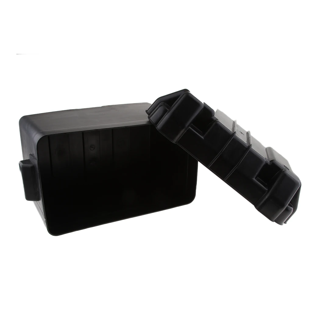 Car RV Boat Marine Smart Battery Box Power Guard Storage Case w/ Strap