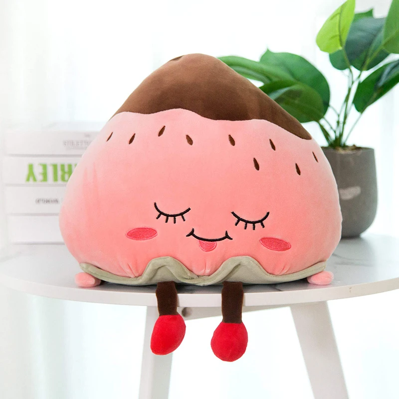 Арбуз клубника груша плюшевые игрушки Kawaii мультфильм милые фрукты Мягкая кукла для мальчиков подушки для девочек Подушка для детей