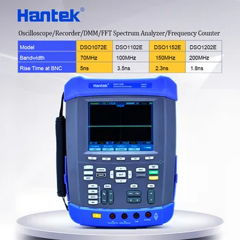 Price Hantek Digital Oscilloscope/Recorder/multimeter/FFT Spectrum Analyzer/Frequency Counter 5in1 DSO1072E DSO1102E DSO1152E DSO1202E