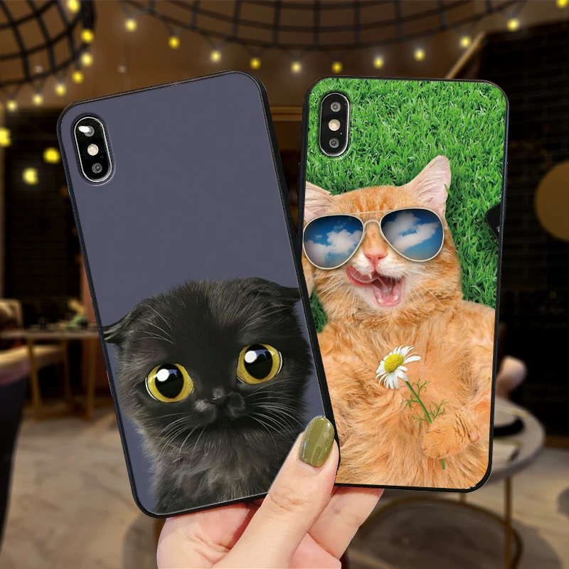 Классный Кот для Xiaomi Redmi 7 Note 4X 5A 16G 32G GO 7A K20 6 5 8 Pro Чехол телефона | Мобильные