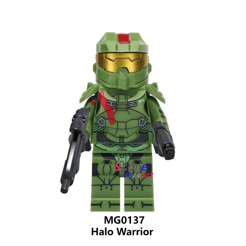 50 шт. мультфильм серии человек паук Сельский медведь лошадь D. Va Halo лиса девочка пицца человек строительные блоки для детей игрушки - Цвет: MG0137