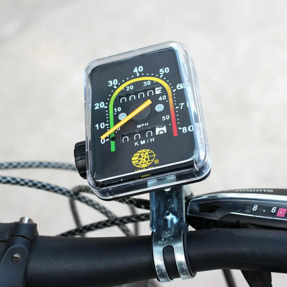 

Waterproof Odometer Speed Mileage Indicator Cycling Stopwatch Universal Bike Speedometer Bicycle Computer Mechanical Code Table