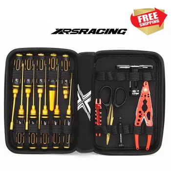Buy RC Radio Control Car Parts Tools Set Black Gold Twill Light Double Color Hexagon Socket Shock Pliers Hole Opener Scissors Wrench