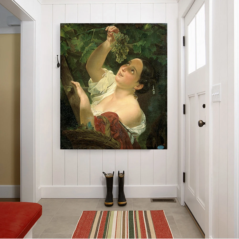 Холст Citon Карл бриullov 》 итальянский день Художественная масляная живопись