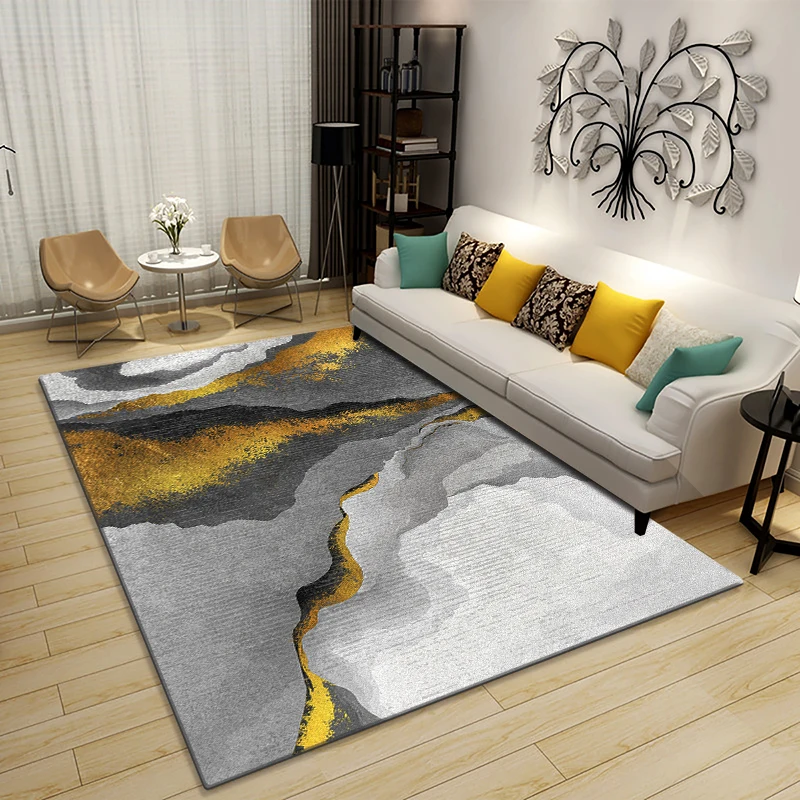 

Carpet's living room, modern, simple household sofa, tea table, geometric Nordic, American, American