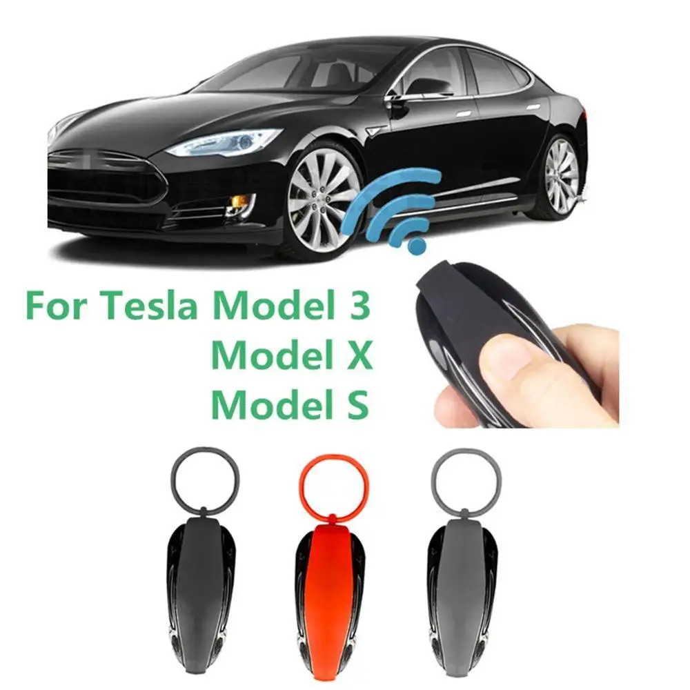 Силиконовый резиновый защитный чехол брелок для ключей автомобиля Tesla Model 3 S X Remote