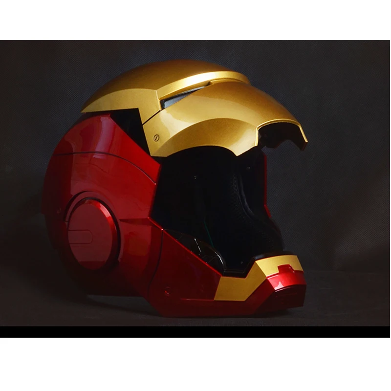 Marvel Legends Mk7 1/1 шлем Железного человека носимые Фигурки Мстителей подвижная модель фильм периферия Figma Electric