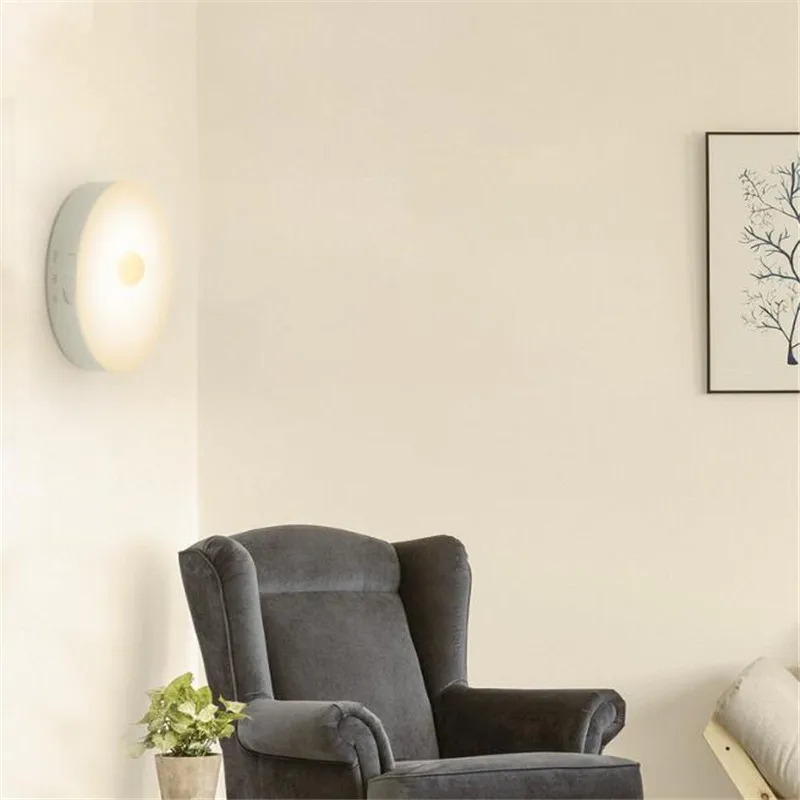 

Human body Induction Night Light Charging Corridor Cabinet Lamp Touch Led Dormitory Wardrobe Bedroom Bedside Table Light