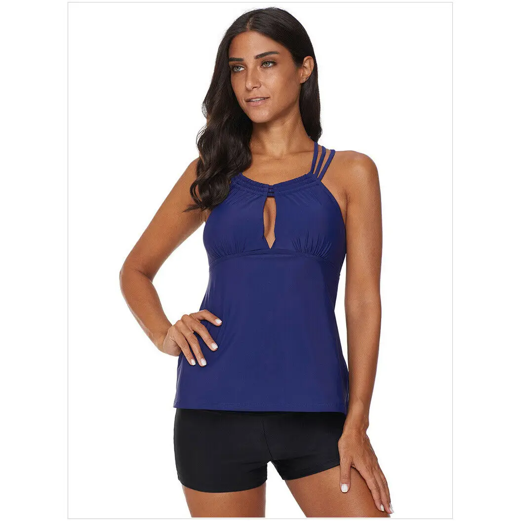 

Navy Swimdress Strappys Bathing Swimming Suit Tankinis Cross Back Swimwear 12-24 Beach Wear Swimwear Bodysuit