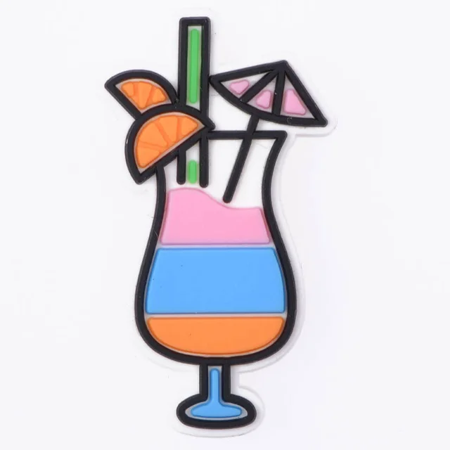 1 Pcs Music Croc Shoes Charms Camera Ticket Coffee Shoe Charm Accessories Cartoon Clog Shoes Musical Record Decoration Power Off P3809