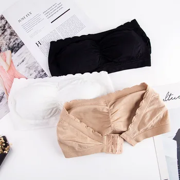 

Comfortable One Piece Student Wrapped Chest Short Sexy and Breathable Bottom Layer Girl's Body Fitted Underwear Breast Pad