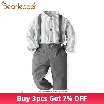 

Bear Leader Boys Kids Clothes Sets 2020 New Autumn Kids Striped Suspender Clothing Suits Baby Casual Suits Fashion Party Outfits