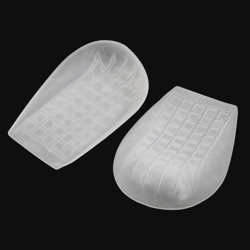 Silicone Insoles Anti-wear Foot Shock Absorption Pressure Soft Gel Insoles Unisex Anti-slip Heel Pads Men Insoles For Shoes New